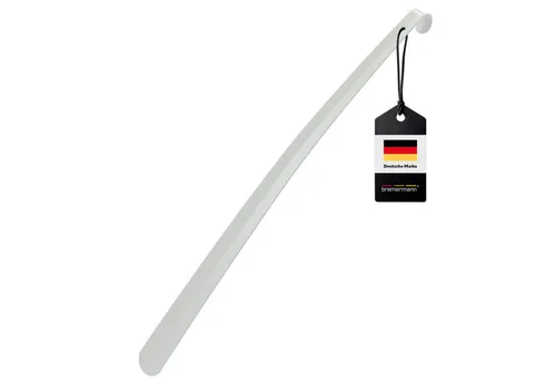 bremermann Schuhlöffel Schuhlöffel, Komfort-Schuhanzieher, groß 58 cm, aus Metall – weiß