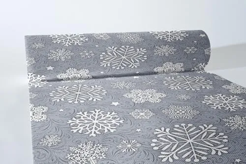 Tischläufer Silber von Mank