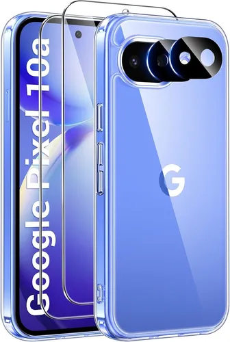 5in1 Schutzglas ( Display + Kamera ) für Google Pixel 10A Hülle Panzerfolie Case