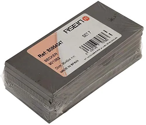 Kohleschieber WN 124-161 | 90135200007 für Becker T 4.40 Satz von 7 Stück