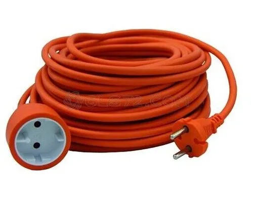 GARDEN 20 METER 2X1,5 ELEKTRO KABEL SCHUKO SOCK SCHUKO STECKER - Heißluftpistolen Zubehör: 20 Meter flexibles Elektrokabel für sicheren Anschluss von Geräten im Außenbereich, ideal für Grill und Gartengeräte mit Kindersicherung für zusätzliche Sicherheit.