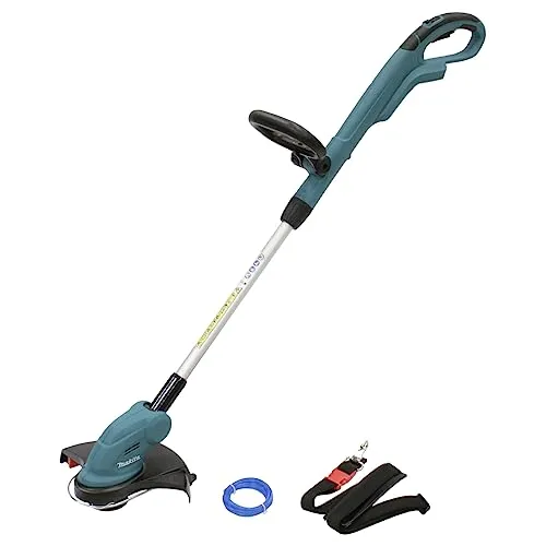 Makita DUR181F001 Akku-Rasentrimmer 18V - Kompakter Akku-Rasentrimmer mit teleskopierbarem Schaft und 180° drehbarem Schneidkopf, ideal für präzises Kantenabschneiden in Ihrem Garten.