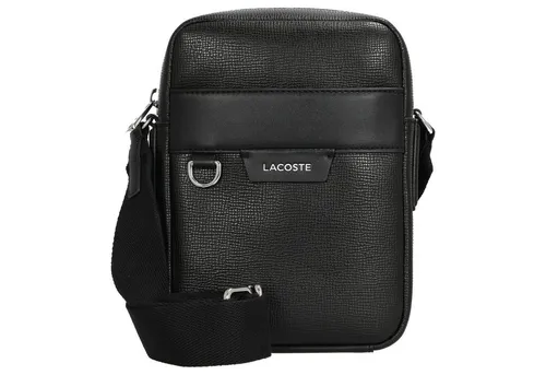 Lacoste Ossian Umhängetasche 21.5 cm Noir - Handtasche mit elegantem Design und hochwertigem, langlebigem Material. Ideal für Alltag und besondere Anlässe, bietet ausreichend Stauraum und eine organisierte Aufbewahrung.