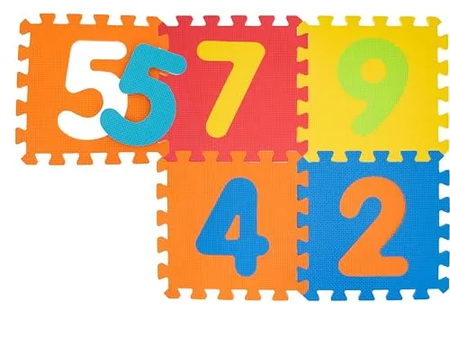 Teorema – Puzzle-Teppich, 9 Stück Zahlen