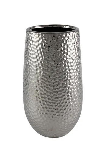Kaheku Vase Coro silber, 16 cm