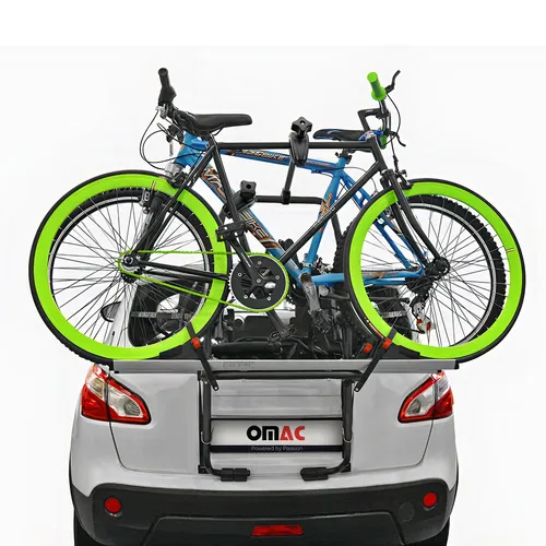 OMAC Heckfahrradträger für Hyundai ix35 - Faltbar & Leichtgewichtig - Fahrradträger für 2 E-Bikes, einfach zu installieren und kompatibel mit den meisten Automodellen. Ideal für Outdoor-Abenteuer und maximiert den Innenraum.