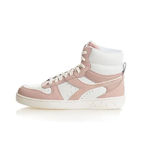 Diadora Damen Magic Basket Mid Leather Wn Gymnastikschuh, White Peach Whip, 39 EU