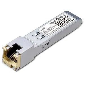 TP-Link Transceiver Omada SM5310-T, SFP+ bis 10 GBit/s - Smart Home - SFP+ zu RJ45 Adapter für schnelle Datenübertragung bis 10 GBit/s, ideal für Verbindungen über bis zu 30 m mit Cat 6A Kabel.