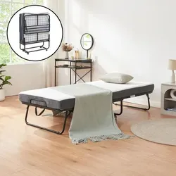 Betten & Bettgestelle Schwarz von en.casa