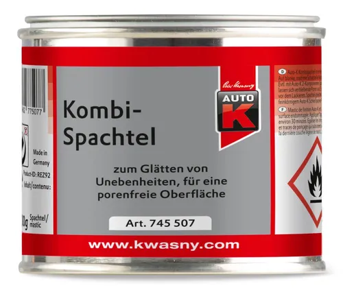 Auto-K Kombispachtel 200g - Autospachtel für professionelle Reparaturen, schnell aushärtend und ideal für Karosseriearbeiten.