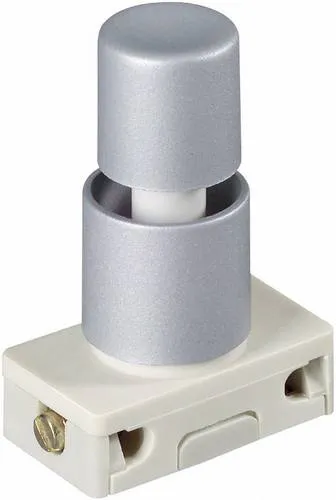 interBär 3030-611.81 - Druckschalter 250 V AC, 2 A, Zierdruckknopf zum Aufstecken für Seilwinden