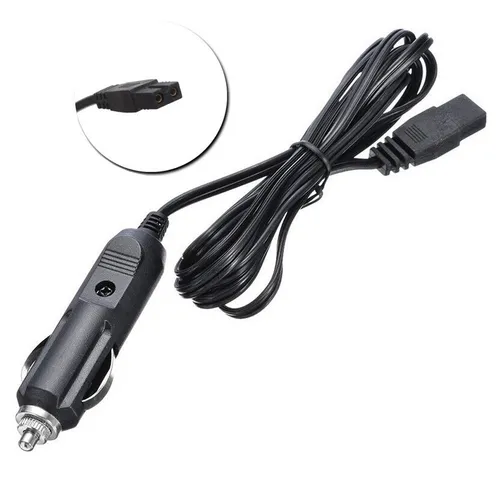 Bolwins A78 DC Stromkabel Zigarettenanzünder 12V/24V 2Pin für Auto-Kühlschrank Autoladekabel, Zigarettenanzünder, 2Pin (200 cm), Ideal für Kühlboxen und andere 12V Geräte, Kabellänge von 2m