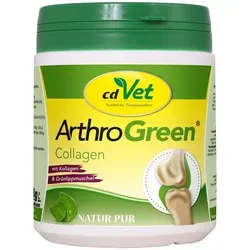 Arthrogreen Collagen Pulver für Hunde, Katzen und Pferde - 300 g - Hochwertiges Collagenpulver zur Unterstützung des Bewegungsapparates, ideal für Tiere aller Größen und Rassen.