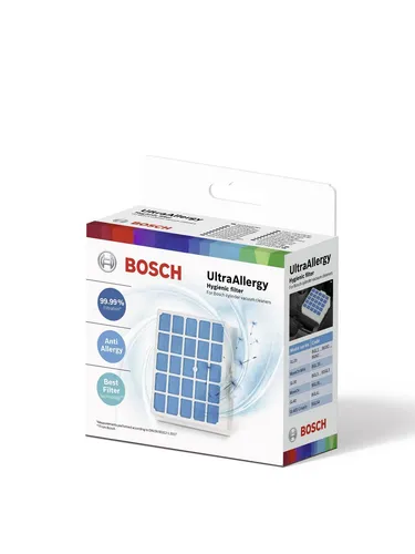 Bosch UltraAllergy Filter (BBZ156UF) - Effiziente Staubfilterung - Zubehör für Staubsauger, sorgt für eine verbesserte Luftqualität und ist ideal für Allergiker.