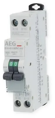 AEG Automat B 16A Unibis EPC611 B161 - 1-polig 6KA694275 - Elektroinstallation - Zuverlässiger Automat für den Schutz Ihrer elektrischen Anlagen, ideal für Wohn- und Gewerbeobjekte.