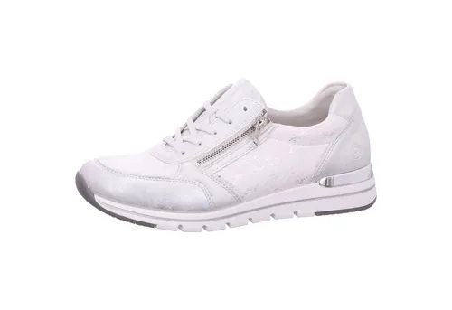 Remonte Damen R6700 Sneaker - Ice/Weiss-Silber, 37 EU - Damen-Sneaker mit modischem Design und maximalem Komfort. Leichte, rutschfeste Sohle und luftiges Obermaterial sorgen für ein angenehmes Tragegefühl.