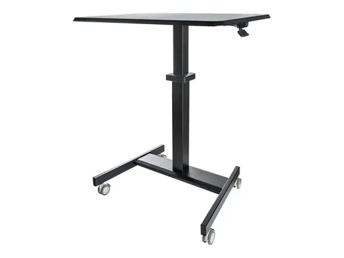 StarTech.com Höhenverstellbarer Schreibtisch - Ergonomische Sit Stand Workstation - Schreibtisch mit One-Touch-Lift, ideal für Lehrer und Schüler. Der mobile Stehpult sorgt für mehr Bewegungsfreiheit und Ergonomie im Arbeitsalltag.