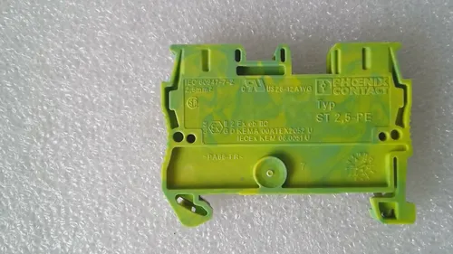 Schutzleiter-Reihenklemme - ST 2,5 - PE - Grün - 3031238 - 0,8 mm² ... 2,5 mm²