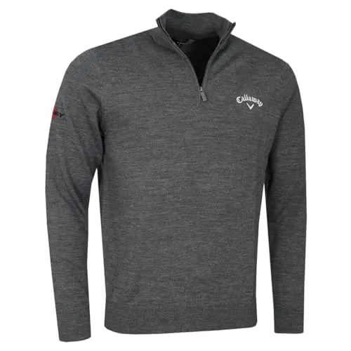 Callaway Herren 1/4 Blended Merino Golf Sweater von Callaway