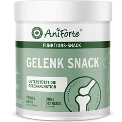 AniForte Gelenk-Snack 300 g - Hundefutter für agile Hunde, mit 78% Hähnchenfleisch und wertvollen Naturstoffen wie Grünlippmuschel und Teufelskralle zur Unterstützung der Gelenkgesundheit.