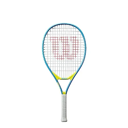 Wilson Tennisschläger Ultra Power Jr für Kinder (7-8 Jahre) - Tennisschläger für Kinder, ideal zum Erlernen des Spiels. Mit C-Beam-Technologie für Stabilität und Power sowie Stop Shock Sleeves für optimale Kontrolle und weniger Vibrationen.