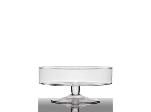 Hakbijl Glass Dekoschale Transparent, 29 cm Durchmesser in weiß von Hakbijl Glass