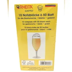Rheita Kellnerblöcke 50 Blatt von Rheita