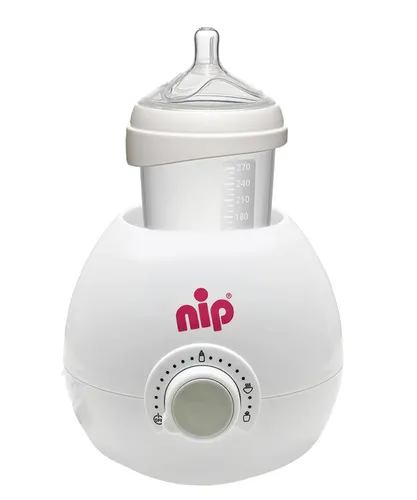 NIP Babykostwärmer: Zuverlässiger Flaschenwärmer für alle Babyflaschen & Gläschen - Babyflaschenwärmer & -abkühler, BPA-frei, ideal für schonendes Erwärmen von Babynahrung mit automatischer Abschaltung und Überhitzungsschutz.