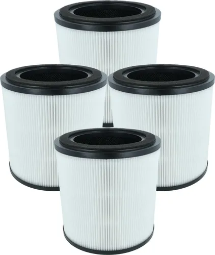 vhbw 4x Luftilter Ersatz für Bosch 4062321717995, 7733702201 für Luftreiniger - Kombifilter Vorfilter + HEPA + Aktivkohle