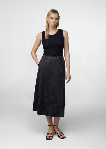 comma Ausgestellter Midi-Rock mit Eingrifftaschen von comma,