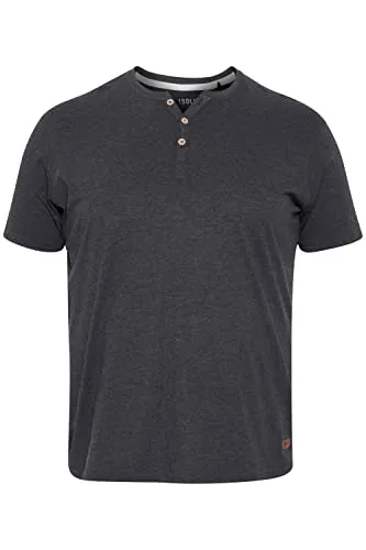 !Solid SDVolker BT Herren Big & Tall T-Shirt - Herren T-Shirt in Übergröße mit Grandad Ausschnitt, aus hochwertiger, nachhaltiger Baumwolle für bequemen Tragekomfort und vielseitige Kombinationsmöglichkeiten.