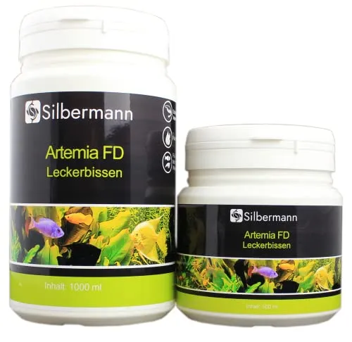 Silbermann Artemia FD - gefriergetrocknete Salinenkrebse als Würfel (500 ml)