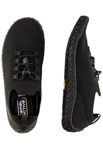 CAMEL ACTIVE Damen Barfußschuhe - Schwarz - Größe 42 - Bequeme Barfußschuhe für Damen von Camel Active, leicht und atmungsaktiv. Kordelzug für individuellen Sitz, ideal für Freizeit und Alltag. Modernes Design mit profilierter Gummisohle für guten Halt.