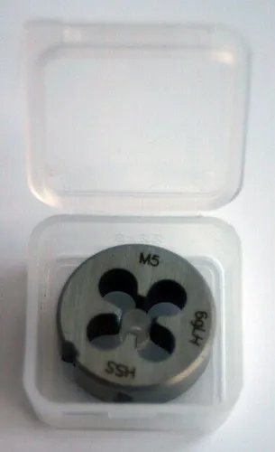 Schneideisen M5x0,8 Linksgewinde HSS DIN 223