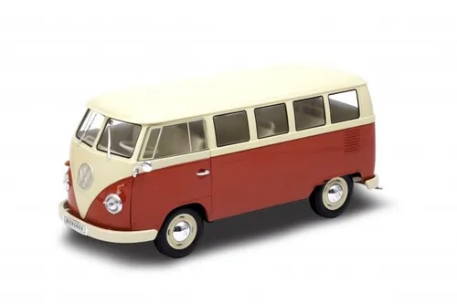 VW T1 Kombi rot-weiß 1:18 - Detailgetreues Modell aus Zinkdruckguss, perfekt für Sammler und VW-Fans, Kategorie: Autos, LKW & Busse