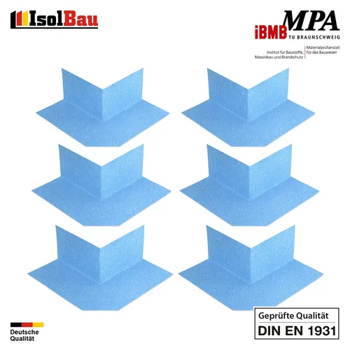 Isolbau Außenecke 6 Stk. Abdichtung Außenbereich Dichtband Flüssigfolie