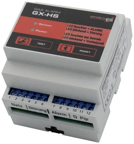 Schabus GX-HS Gas- und Kohlenmonoxidmelder - Gasmelder für Methan, Butan, Propan und Ethanol, warnt frühzeitig bei gefährlichen Gaskonzentrationen und ermöglicht sichere Gasabschaltung.