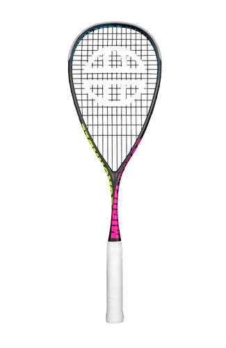 UNSQUASHABLE Squashschläger Miguel Rodriguez ONE20 Limited Edition (120g/grifflastig) 2025 schwarz/pink - besaitet -