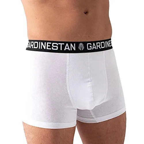 Boxershorts Herren Männer Baumwolle Hochwertig Elastisch kein Zettel Boxer Unterhosen Atmungsaktiv Hautfreundlich Bequem ideale Passform 5er Pack as3, alpha, x_l, xx_l, regular, tall, Weiß