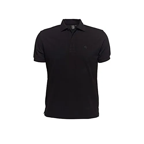 Ahorn Poloshirt schwarz 9XL-80/82