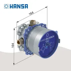 Hansa BLUEBOX Grundeinheit, Unterputzkörper von Hansa