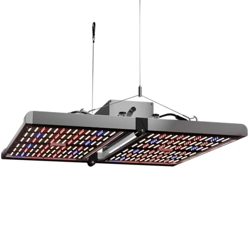 Caluma LED Force 320 W 2.7µmol/J - Energiesparlampe für optimales Pflanzenwachstum, fördert Durchwurzelung und gesunde Blattentwicklung.