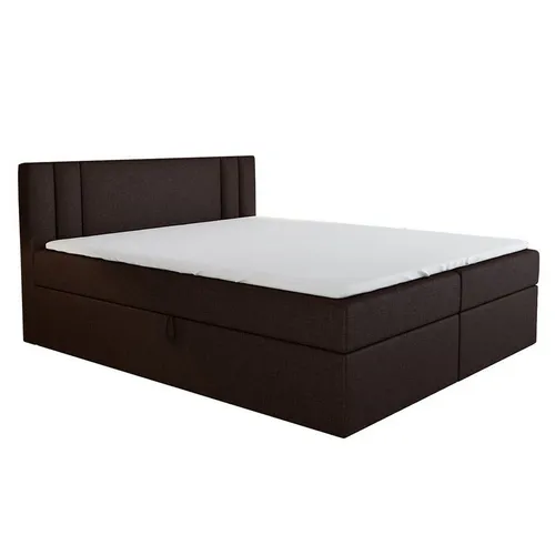 Boxspringbett AKI 120 x 200 mit 2 Bettkästen und Bonell-Matratze - Schwarz - Stylisches Boxspringbett mit integrierter Bonellfederkernmatratze und Topper für optimalen Schlafkomfort. Ideal für Schlafzimmer, Jugendzimmer und Gästezimmer. Praktischer Bettkasten bietet zusätzlichen Stauraum.