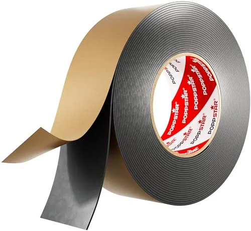 Poppstar Doppelseitiges Butyl Klebeband 10m x 50mm von Poppstar