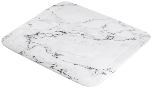 Kleine Wolke Duscheinlage Marble, 55 x 55 cm, anthrazit - Duschmatte im eleganten Marmor-Design, bietet Komfort und Sicherheit mit rutschfesten Saugnäpfen und ist maschinenwaschbar bis 40° C für einfache Pflege.
