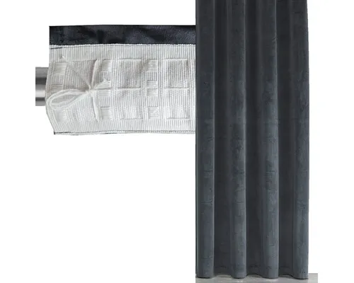 Brilliant Samt Verdunkelungsvorhang mit Ösen (1 St) - Eleganter Samtvorhang zur optimalen Verdunkelung, sorgt für Privatsphäre und schafft eine wohnliche Atmosphäre. Ideal für Wohnzimmer und Schlafzimmer, pflegeleicht und mit schickem Kräuselband.