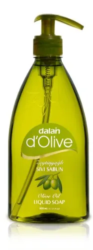 Dalan Olive Flüssigseife 400ml D'Olive Seife Flüssig Seifenspender Olivenseife