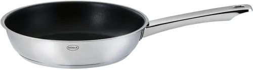 Rösle Bratpfanne MOMENTS ø 20 cm - Hochwertige Antihaftpfanne - Pfanne aus Edelstahl 18/10 mit PTFE-Antihaftbeschichtung, hitzebeständig bis 260 °C. Ideal für leicht haftendes Bratgut, für alle Herdarten geeignet.