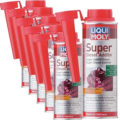BandelOne enthält 6x250mL Liqui Moly Super Diesel Additiv Motor System Reiniger Zusatz Schutz 5120
