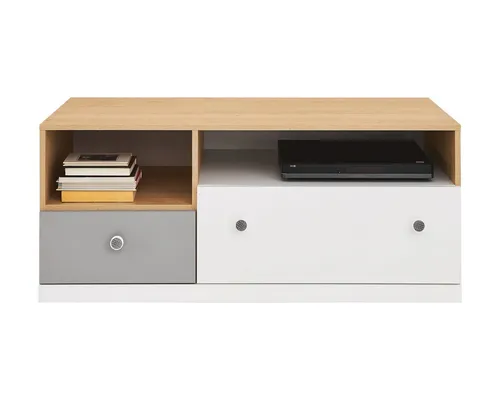 Deine Möbel 24 TV-Regal POKO 11 – Stilvolles Design für dein Jugendzimmer - Das POKO TV-Regal vereint Funktionalität und modernes Design. Mit vielen Stauraummöglichkeiten und einer hochwertigen Verarbeitung ist es die ideale Wahl für jedes Jugendzimmer.